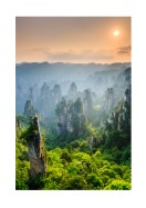 Beautiful Forest At Sunset | Create your own poster