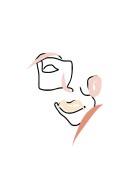 Female Face Line Art | Create your own poster
